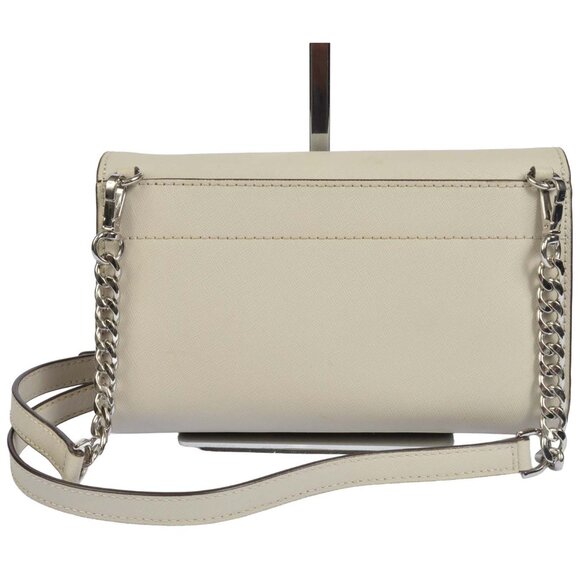 Michael Kors Jet Set Saffiano Leather 3-in-1 Crossbody Beige NWOT - Picture 7 of 14